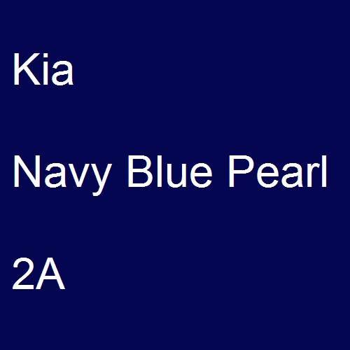 Kia, Navy Blue Pearl, 2A.